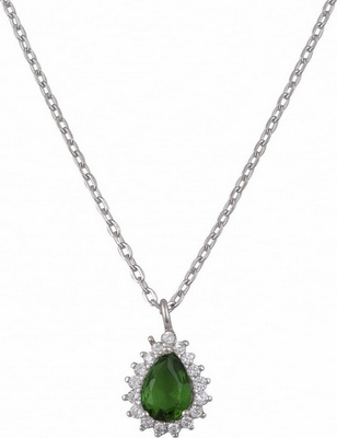 Necklace with Silver Zircon